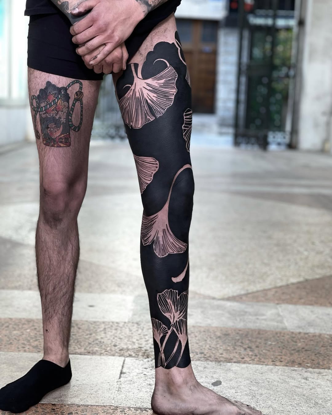 Tatouage coude/genou